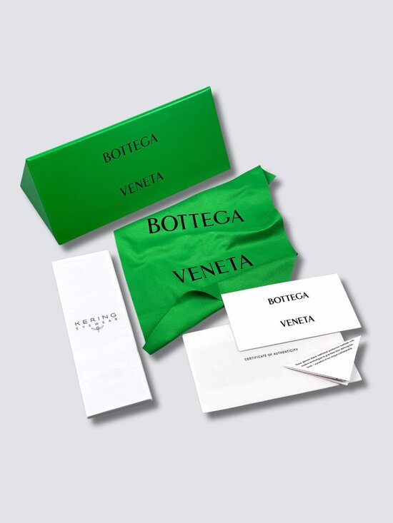 Bottega Veneta Women’s Sunglasses – Gold Green Rectangle (BV1300S 002) main image 9